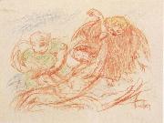 James Ensor Christ and Angels painting